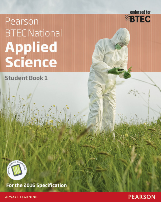 Cover: 9781292134093 | BTEC Level 3 Nationals Applied Science Student Book 1, m. 1...