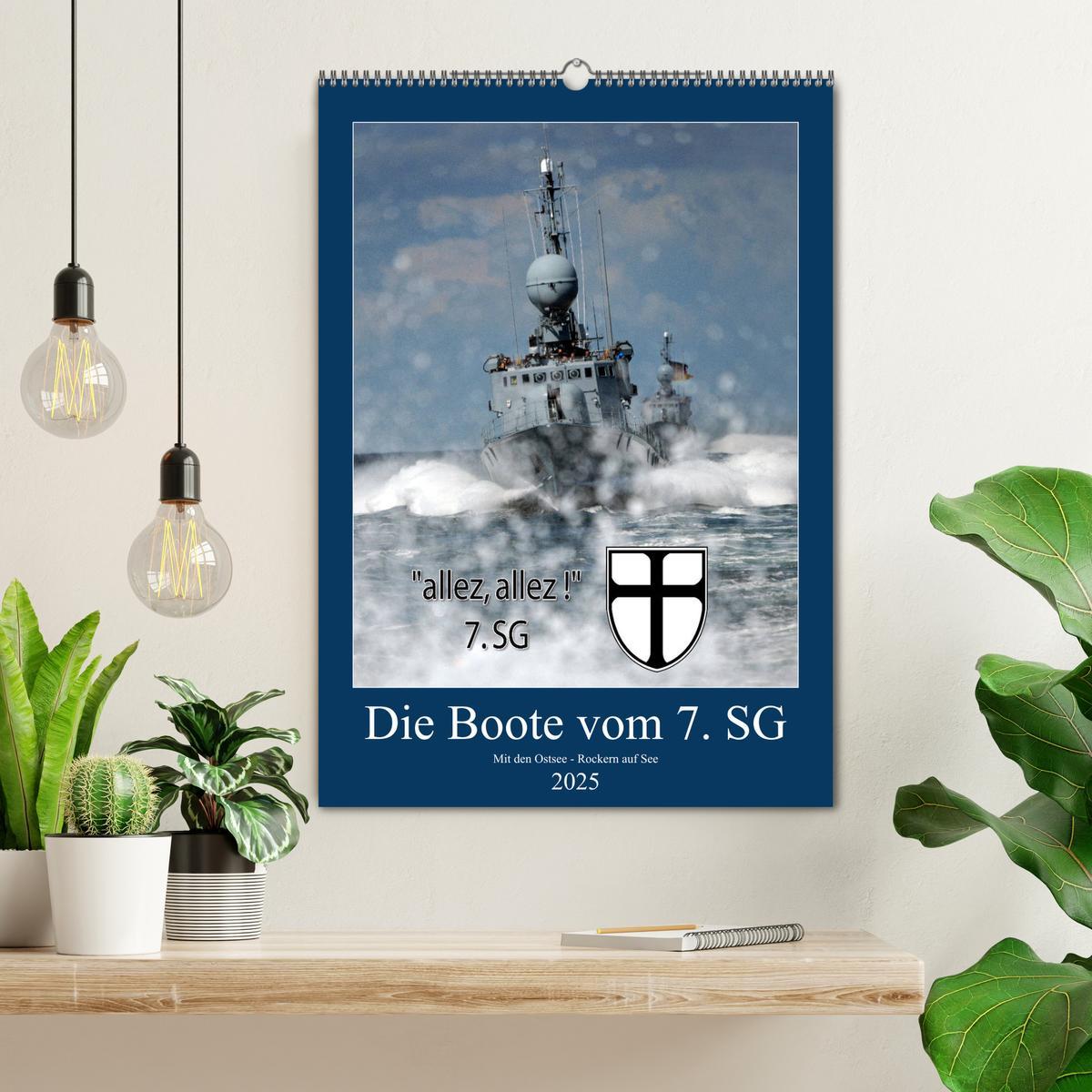 Bild: 9783435952809 | Die Boote vom 7. SG (Wandkalender 2025 DIN A2 hoch), CALVENDO...