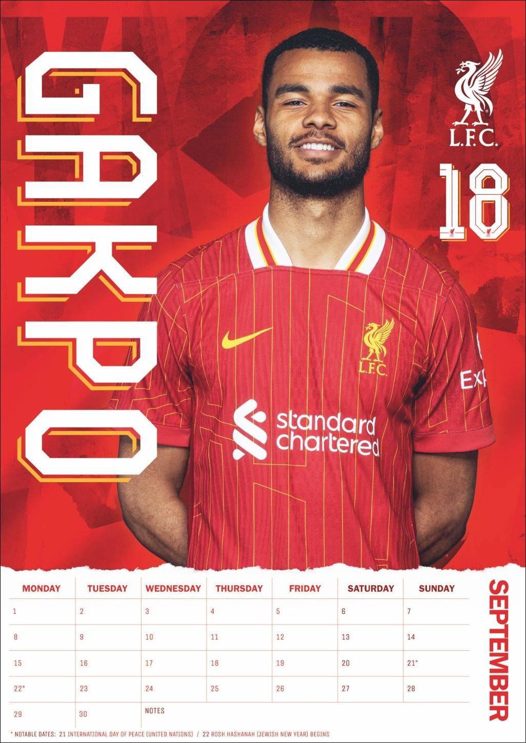 Bild: 9783840196836 | Liverpool Posterkalender 2025 | Kalender | Danilo | Spiralbindung