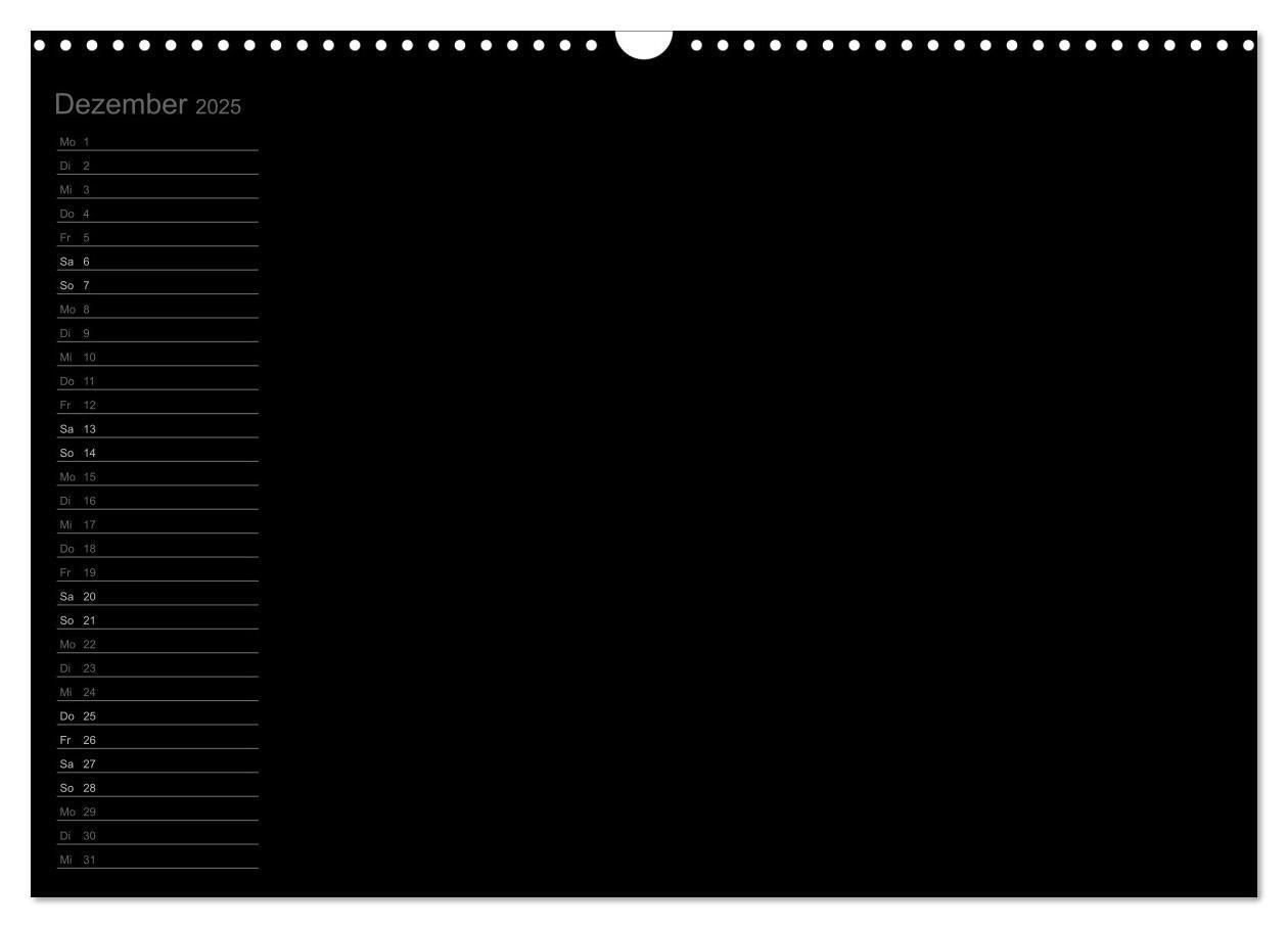 Bild: 9783435767236 | Bastel-Geburtstagskalender schwarz / Geburtstagskalender...