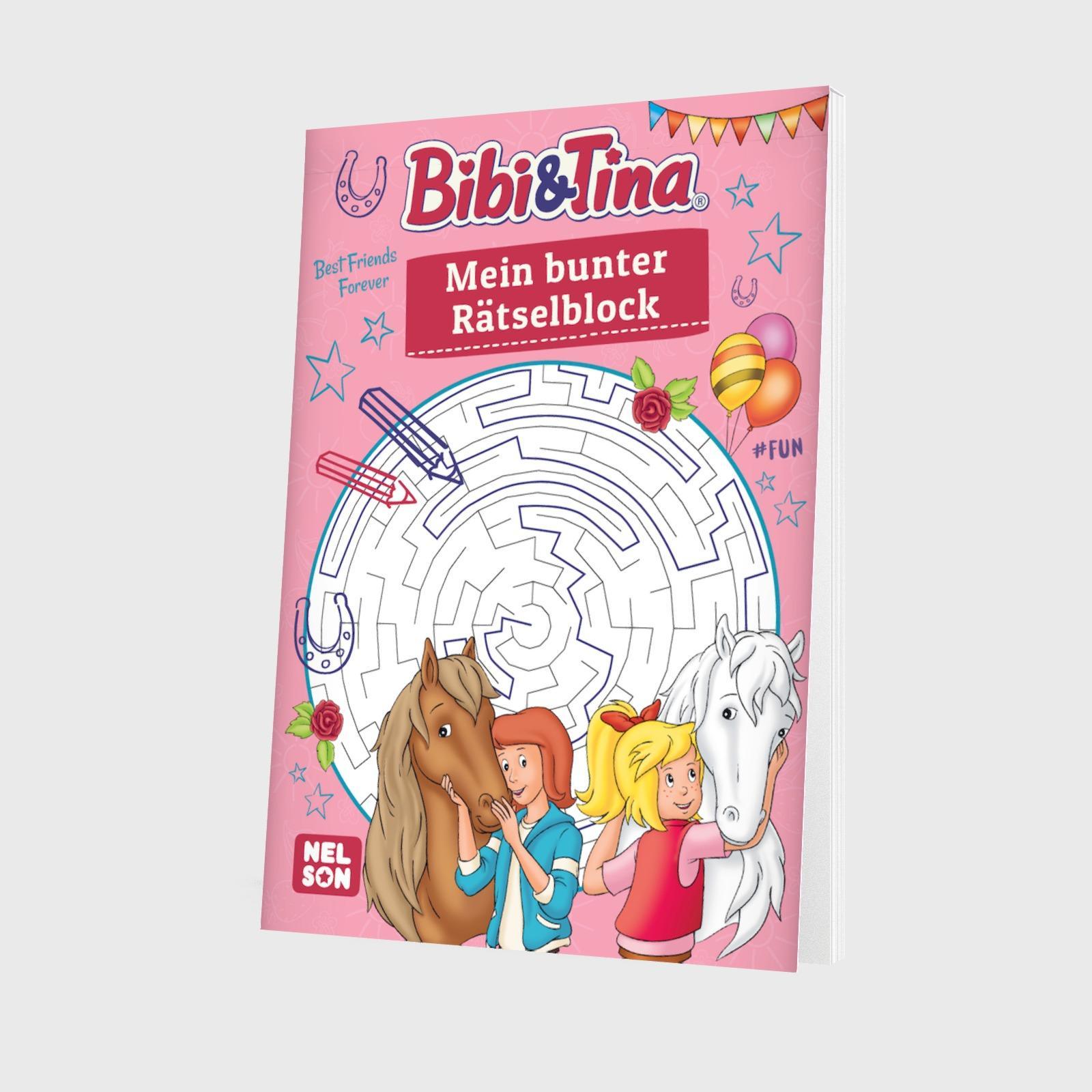 Bild: 9783845127675 | Bibi &amp; Tina: Mein bunter Rätselblock | Taschenbuch | Bibi &amp; Tina