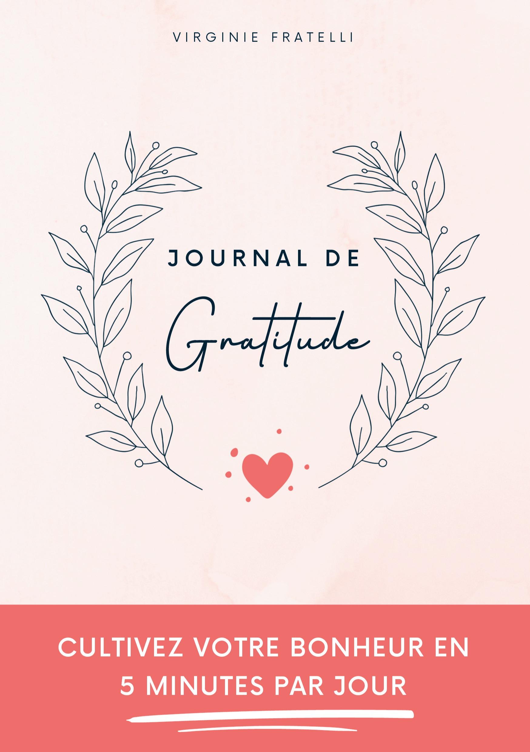 Cover: 9782322488599 | Journal de gratitude | Cultivez votre bonheur en 5 minutes par jour