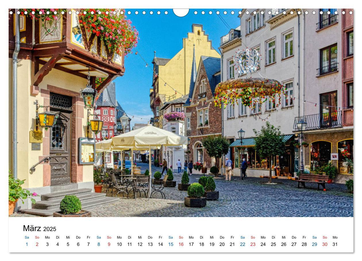 Bild: 9783435161300 | Bacharach - Fachwerkromantik am Rhein (Wandkalender 2025 DIN A3...