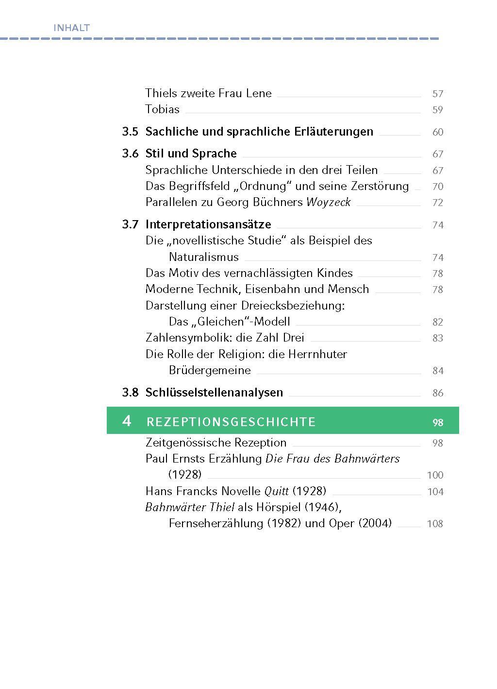 Bild: 9783804421004 | Bahnwärter Thiel - Textanalyse und Interpretation | Gerhart Hauptmann