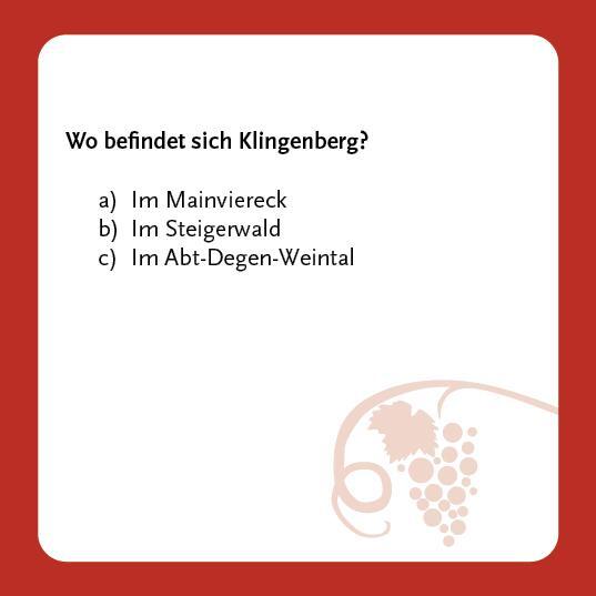 Bild: 4250364119085 | Das Frankenwein-Quiz | 66 Fragen rund um den Frankenwein | Stück