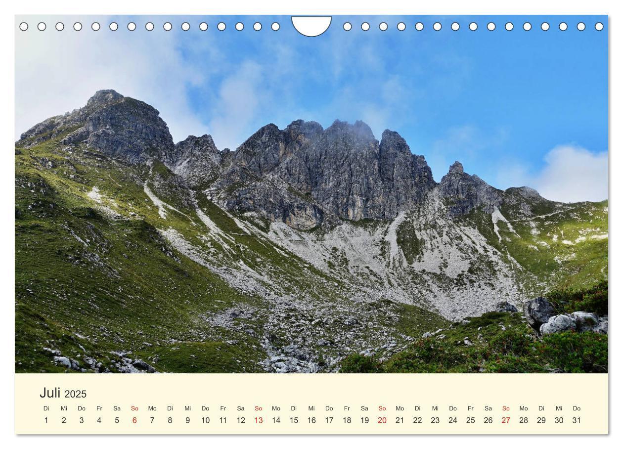 Bild: 9783435192496 | Wanderglück im Allgäu (Wandkalender 2025 DIN A4 quer), CALVENDO...