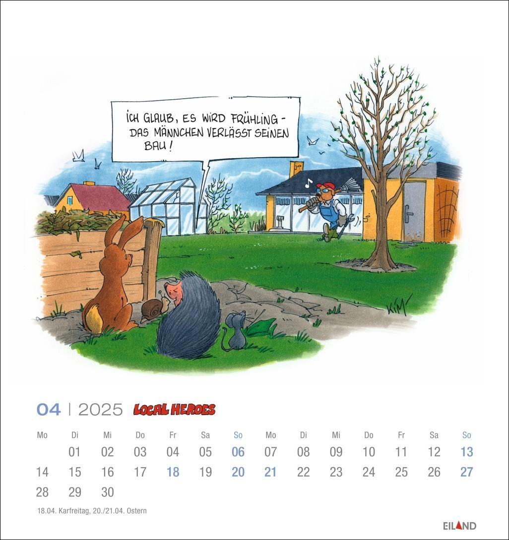 Bild: 9783964023612 | Local Heroes Postkartenkalender 2025 - Vom Leben hinter´m Deich | 2025