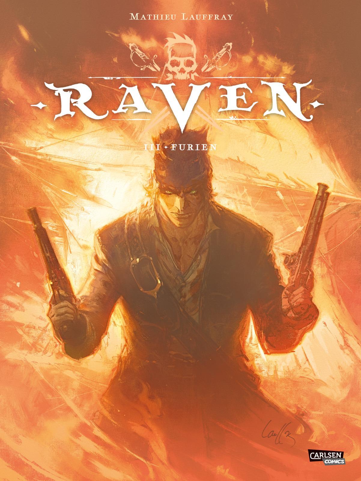 Cover: 9783551026477 | Raven 3: Furien | Piraten-Abenteuer für Erwachsene | Mathieu Lauffray