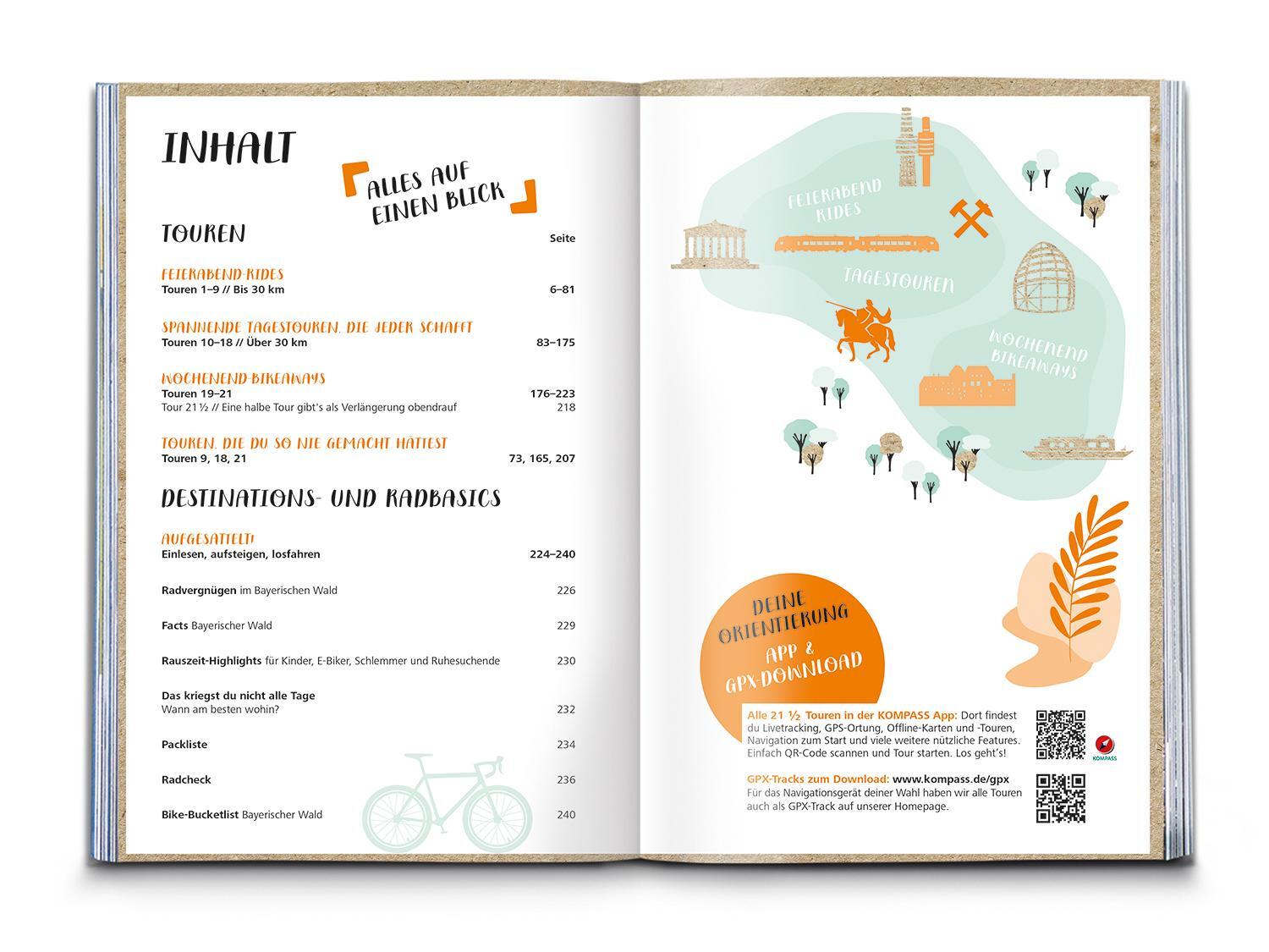 Bild: 9783991219323 | KOMPASS Radvergnügen Bayerischer Wald | Ralf Enke | Taschenbuch | 2023