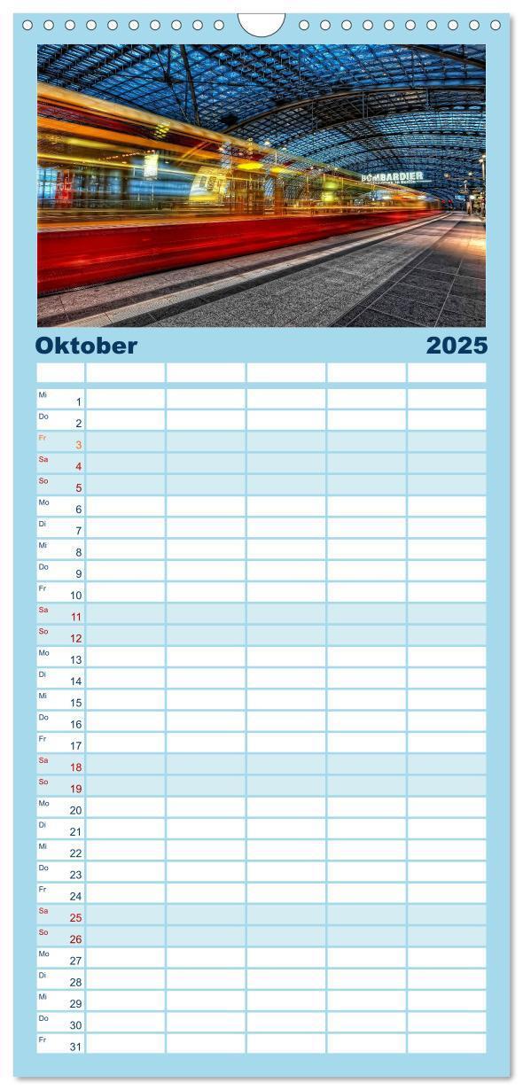 Bild: 9783457118542 | Familienplaner 2025 - Berlin mit 5 Spalten (Wandkalender, 21 x 45...