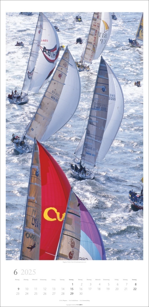 Bild: 9783839900253 | Under Sail Kalender 2025 | Kalender | Spiralbindung | 14 S. | Deutsch