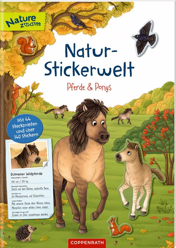 Cover: 9783649641292 | Natur-Stickerwelt - Pferde und Ponys | Ruby Warnecke | Taschenbuch