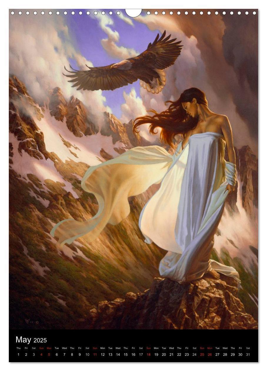 Bild: 9781325976782 | INNERSCAPES Fantasy Paintings by Christophe Vacher (Wall Calendar...