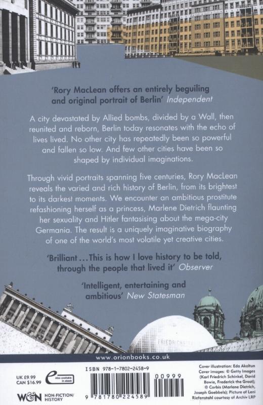 Rückseite: 9781780224589 | Berlin | Imagine a City | Rory MacLean | Taschenbuch | VIII | Englisch