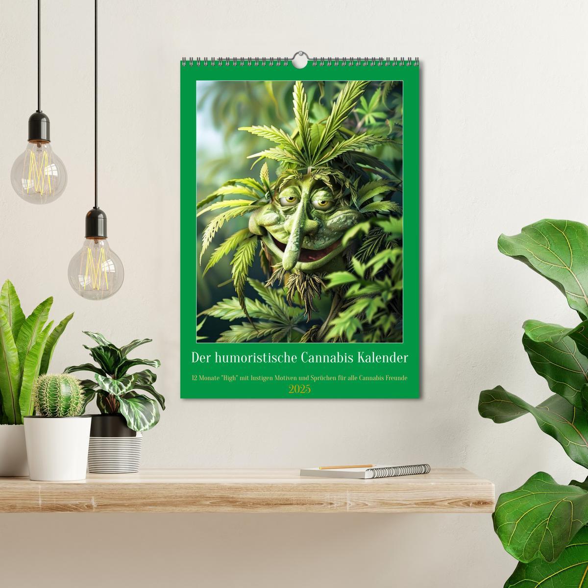 Bild: 9783435696246 | Der humoristische Cannabis Kalender (Wandkalender 2025 DIN A3...