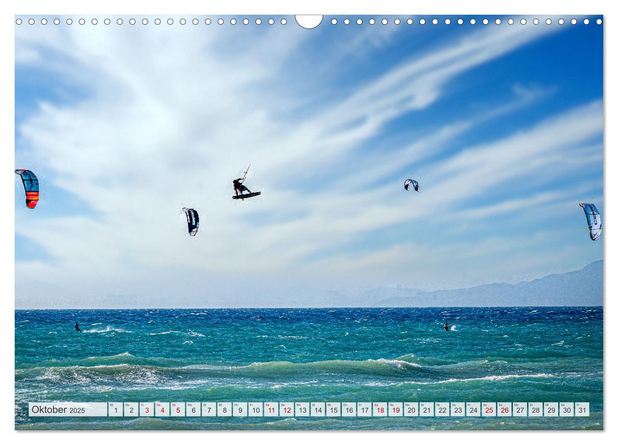 Bild: 9783435100606 | Faszination Kitesurfen (Wandkalender 2025 DIN A3 quer), CALVENDO...