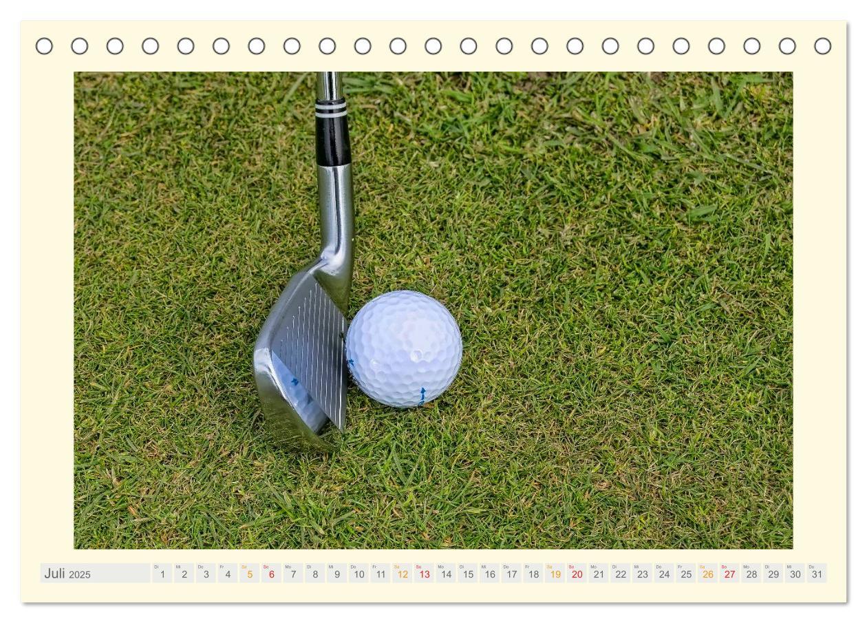 Bild: 9783435581153 | Golf - meine Leidenschaft (Tischkalender 2025 DIN A5 quer),...