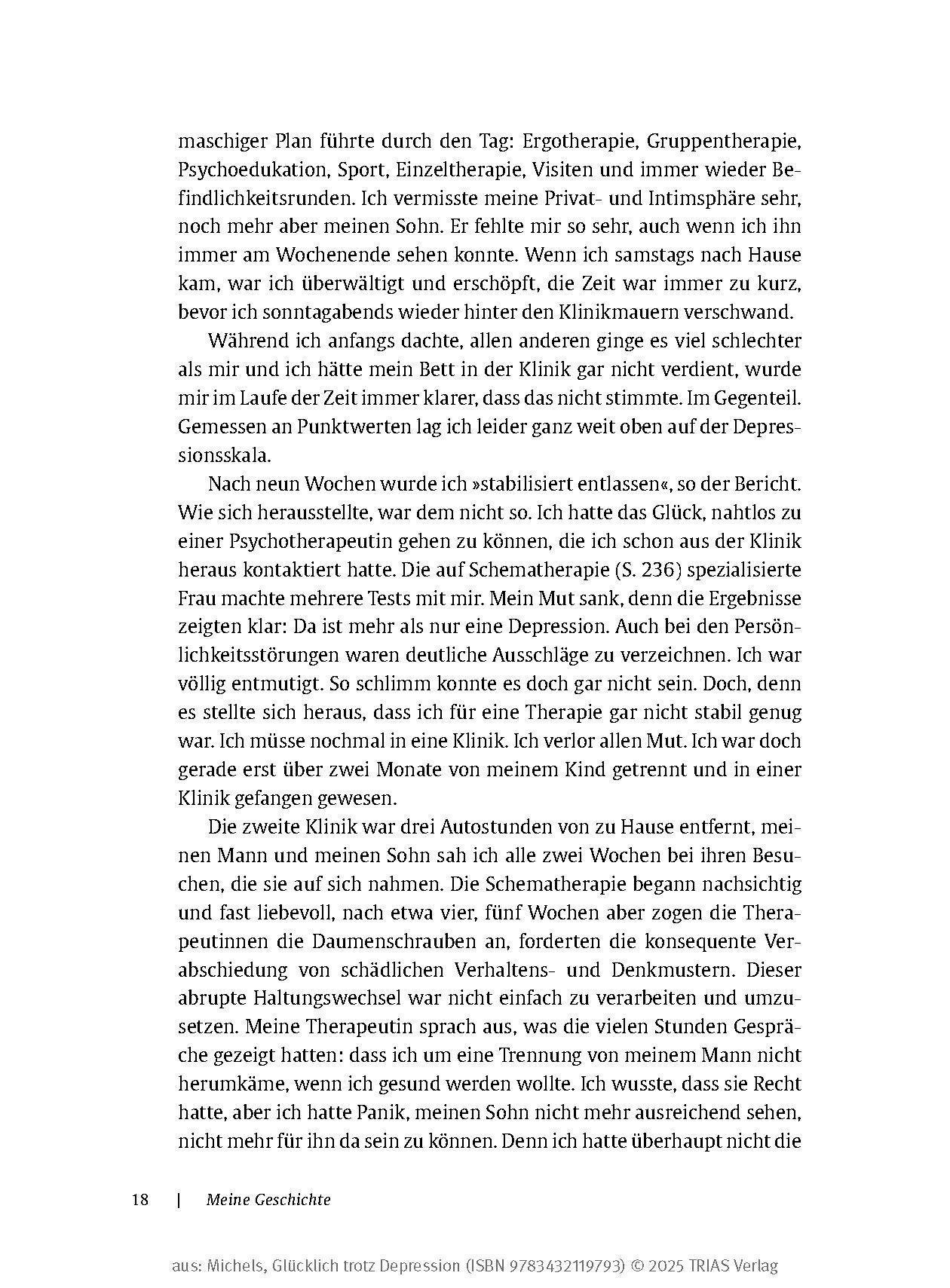 Bild: 9783432119793 | Glücklich trotz Depression | Ulrike Michels | Taschenbuch | 256 S.