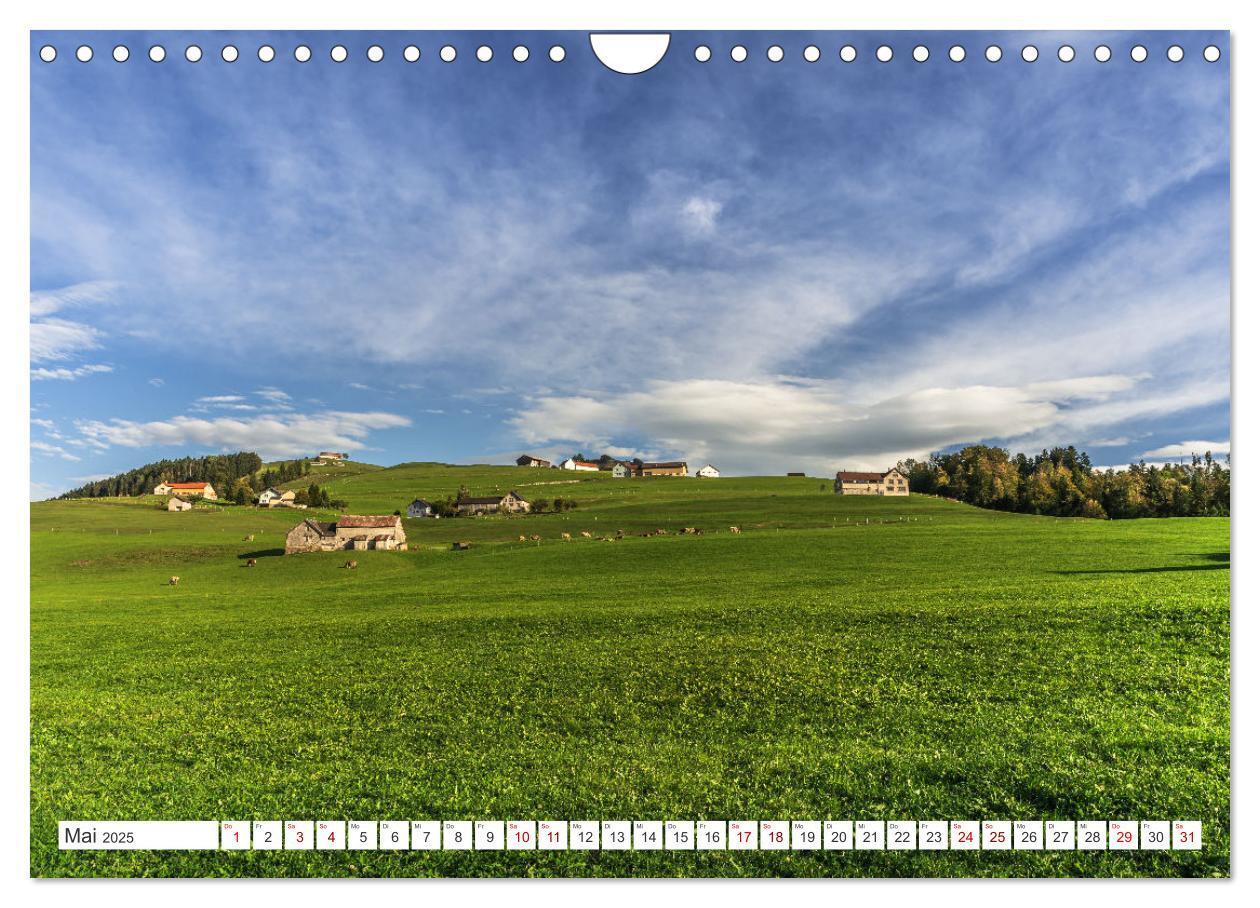 Bild: 9783435651023 | Appenzellerland (Wandkalender 2025 DIN A4 quer), CALVENDO...