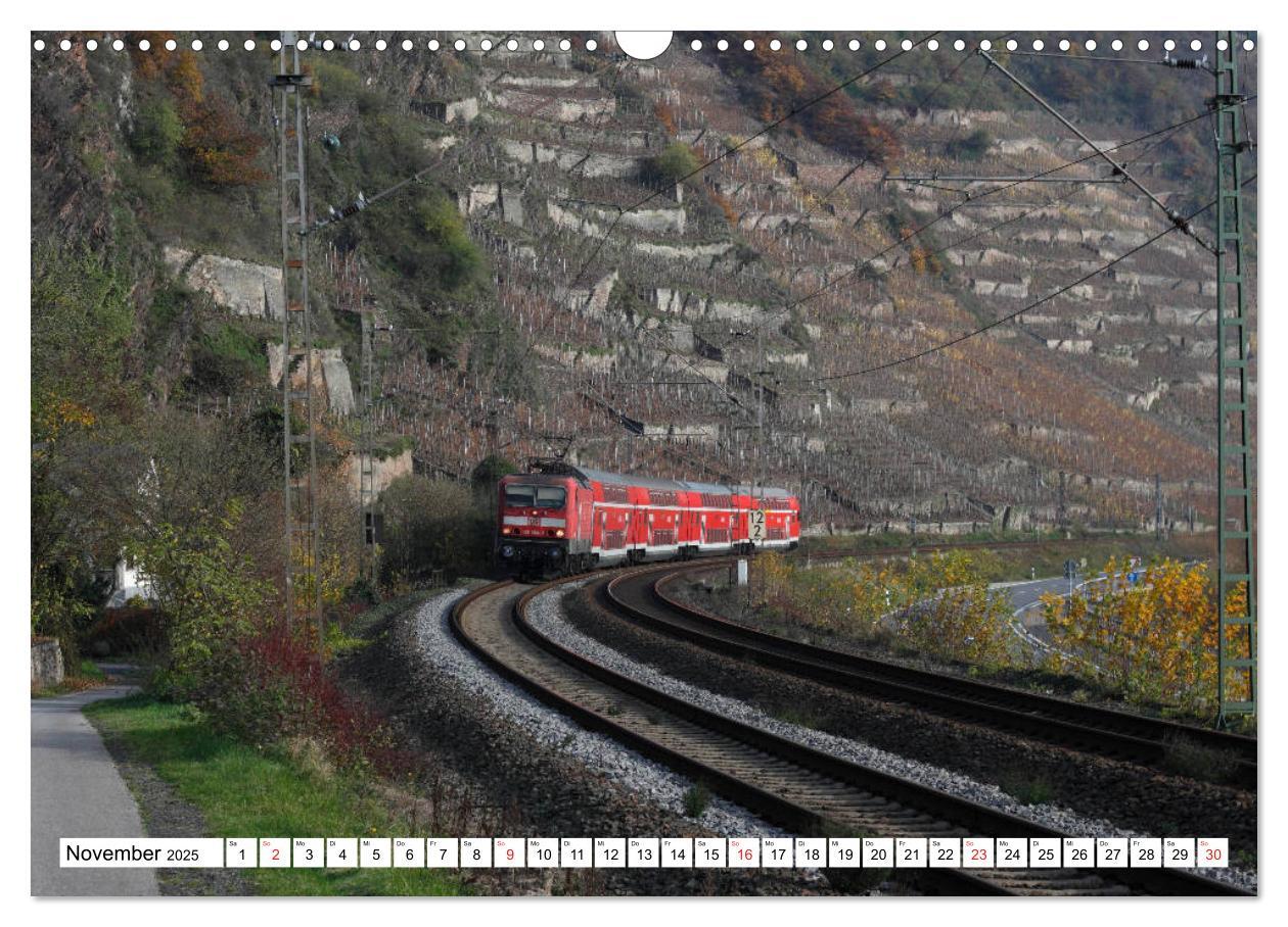 Bild: 9783435704477 | Eisenbahn an Rhein und Mosel 2025 (Wandkalender 2025 DIN A3 quer),...