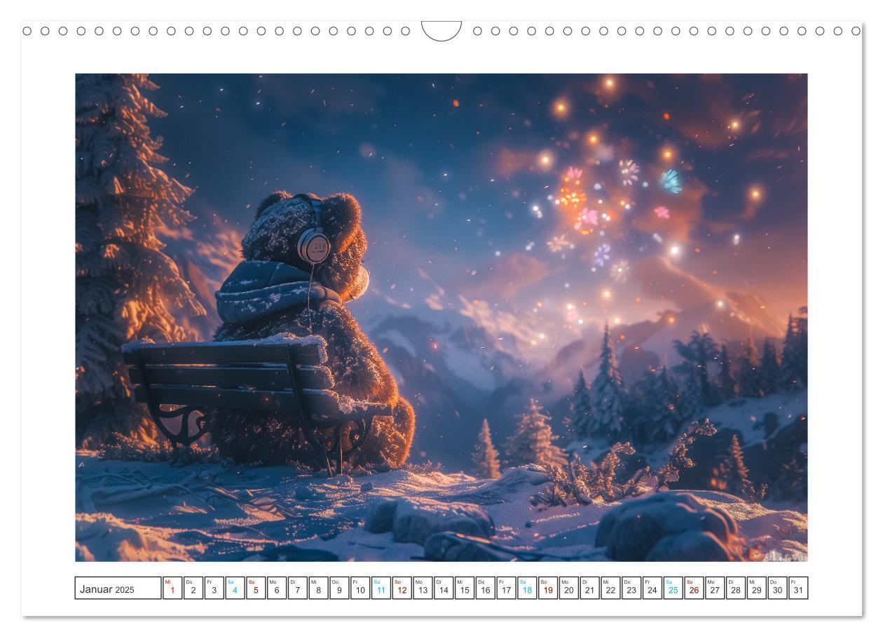 Bild: 9783457173008 | Abenteuer eines Taddybären (Wandkalender 2025 DIN A3 quer),...