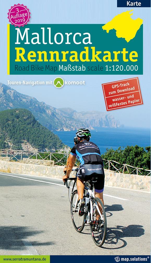 Cover: 9783935806220 | Rennradkarte Mallorca | Alle asphaltierten Rennradstrecken | Deutsch