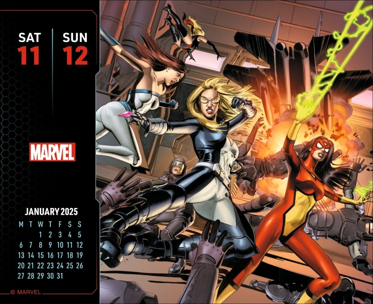 Bild: 9783840196775 | Marvel Comics Tagesabreißkalender 2025 | Kalender | Geblockt | 320 S.