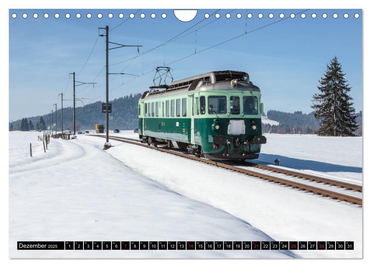 Bild: 9783435346448 | Eisenbahn-Nostalgie - Oldtimer auf Schweizer Schienen (Wandkalender...