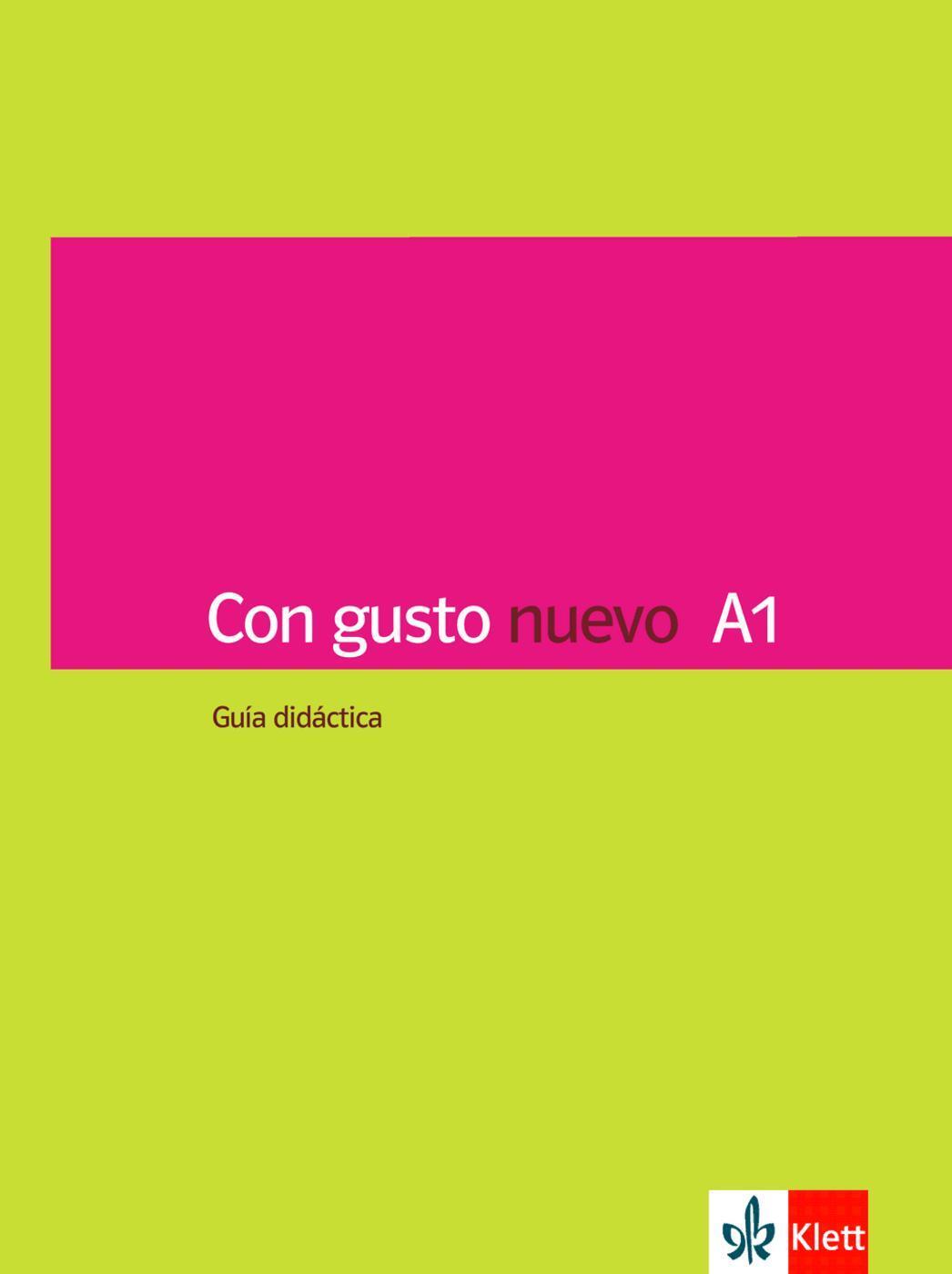 Cover: 9783125146730 | Con gusto nuevo A1. Guía didáctica | Taschenbuch | Con gusto nuevo