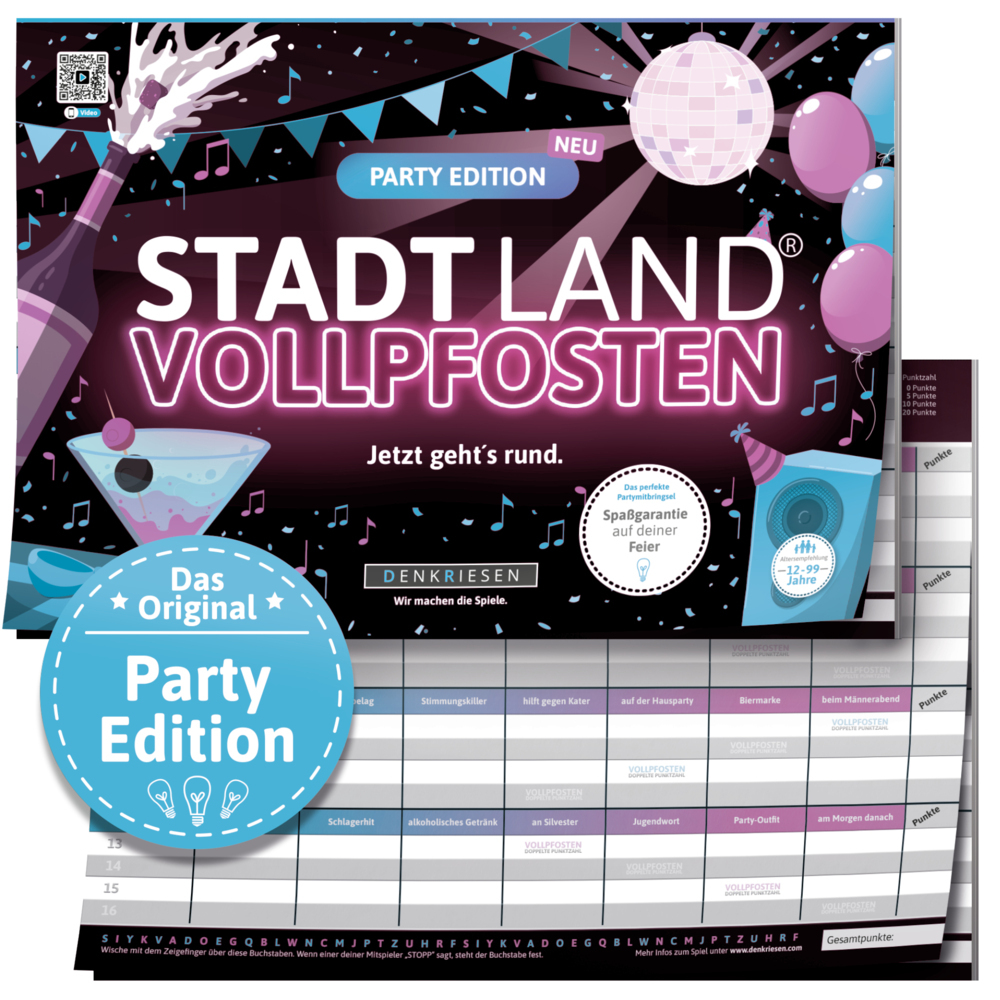 Cover: 4260528093908 | DENKRIESEN - STADT LAND VOLLPFOSTEN® - PARTY EDITION - "Jetzt...