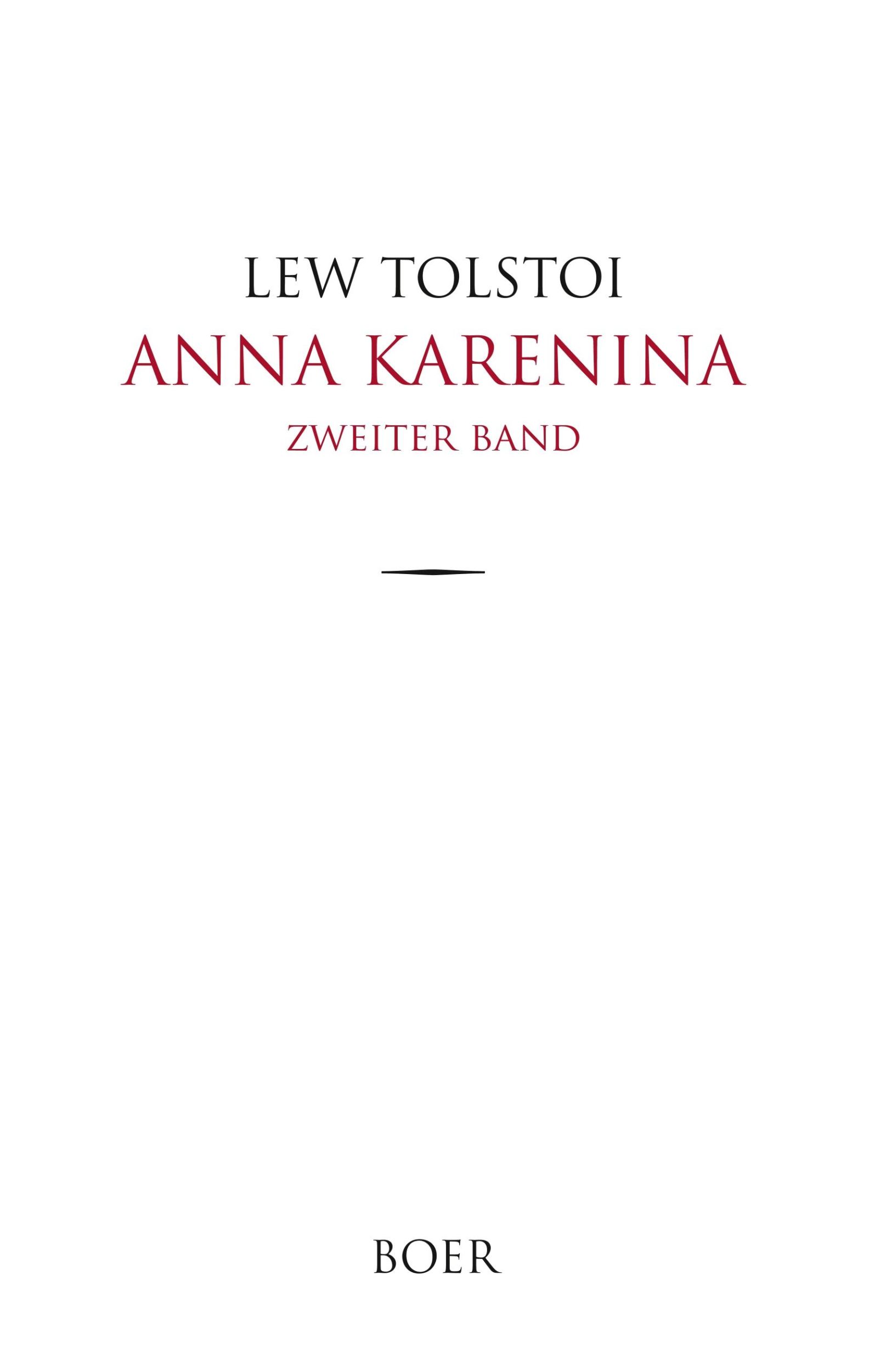 Cover: 9783966620024 | Anna Karenina | Band 2 | Lew Tolstoi | Buch | 452 S. | Deutsch | 2019