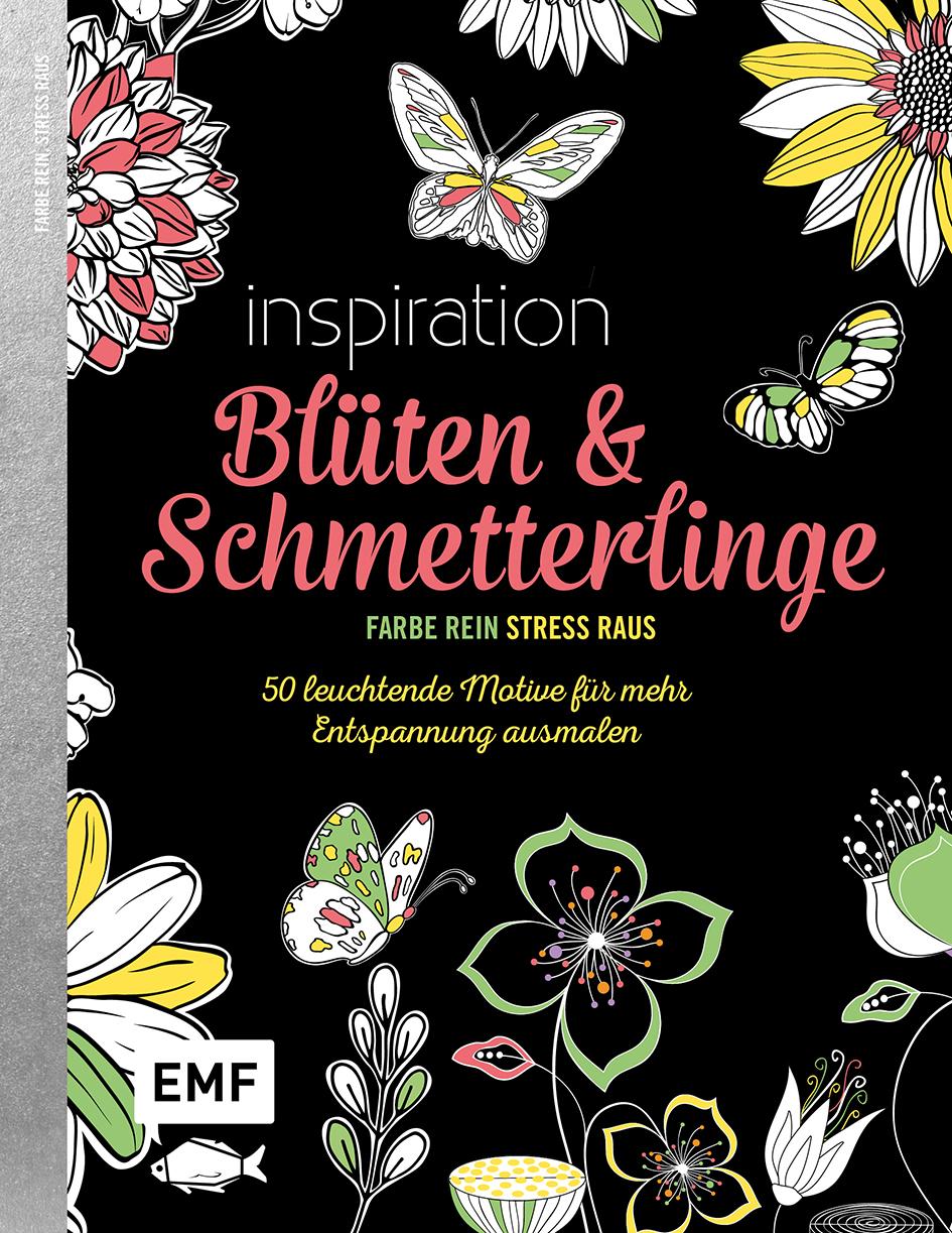 Cover: 9783745900156 | Black Edition: Blüten und Schmetterlinge | Taschenbuch | 64 S. | 2020