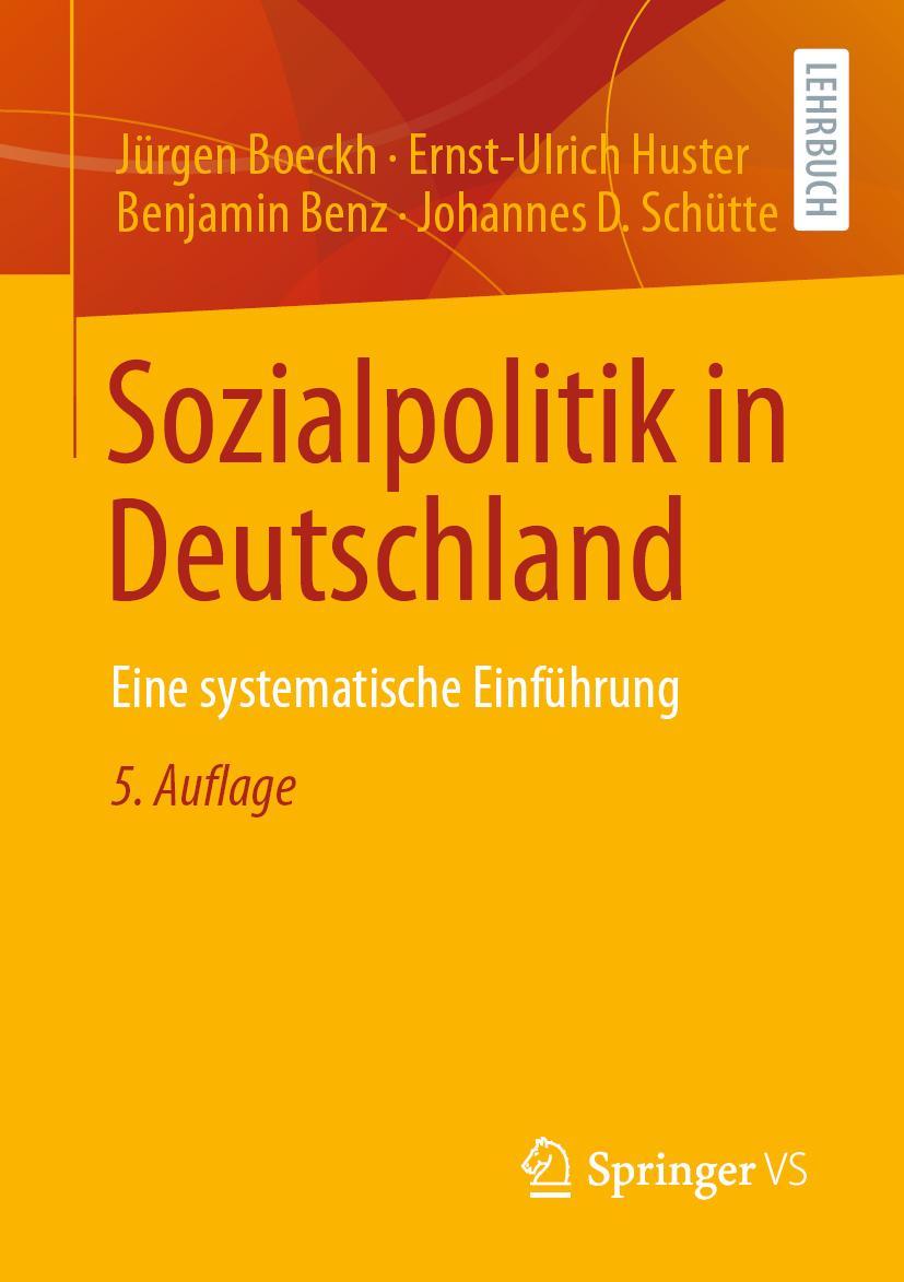 Cover: 9783658360139 | Sozialpolitik in Deutschland | Eine systematische Einführung | Buch