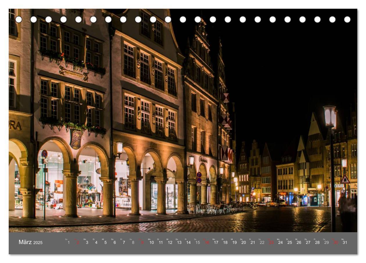 Bild: 9783435557585 | Leuchtendes Münster 2025 - die Metropole Westfalens (Tischkalender...