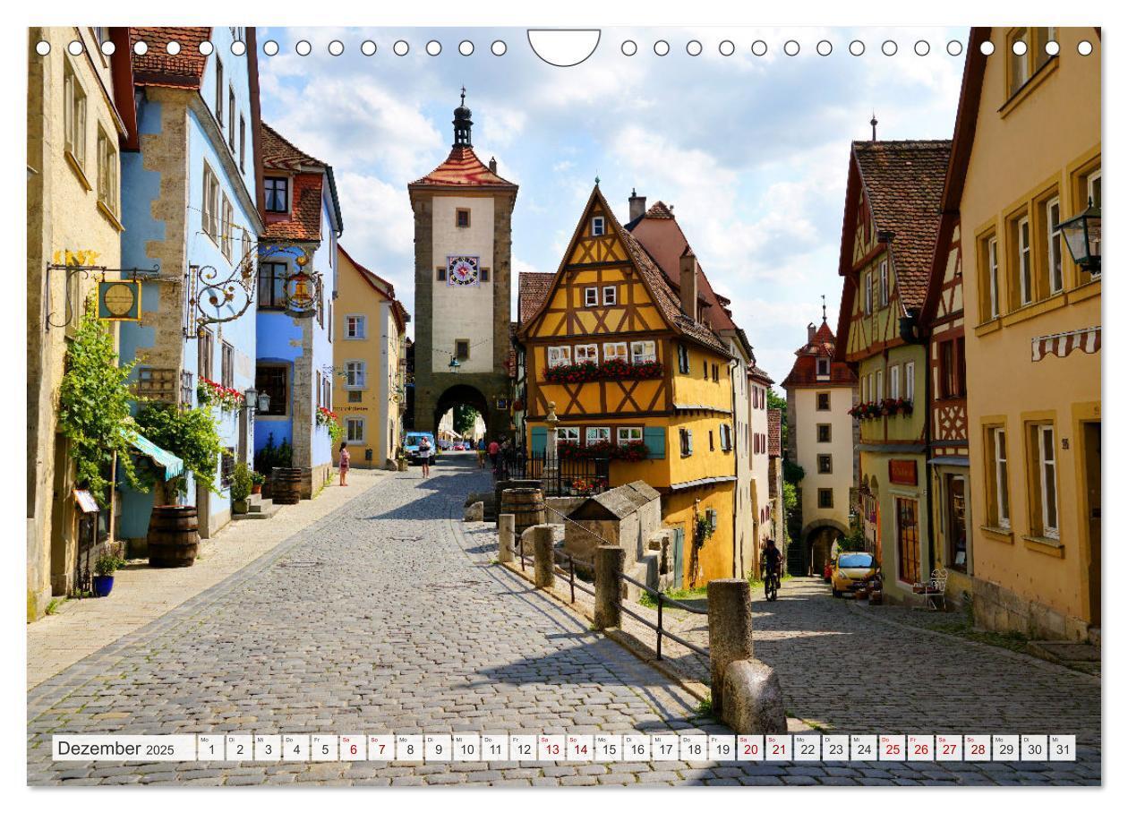 Bild: 9783435010417 | Rothenburg ob der Tauber. Sehenswürdigkeiten. (Wandkalender 2025...