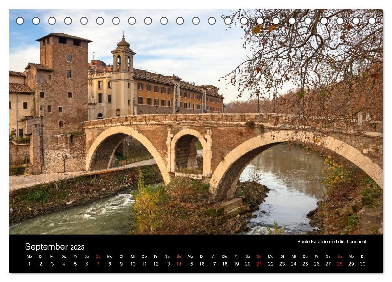 Bild: 9783435825875 | Rom (Tischkalender 2025 DIN A5 quer), CALVENDO Monatskalender | Kruse