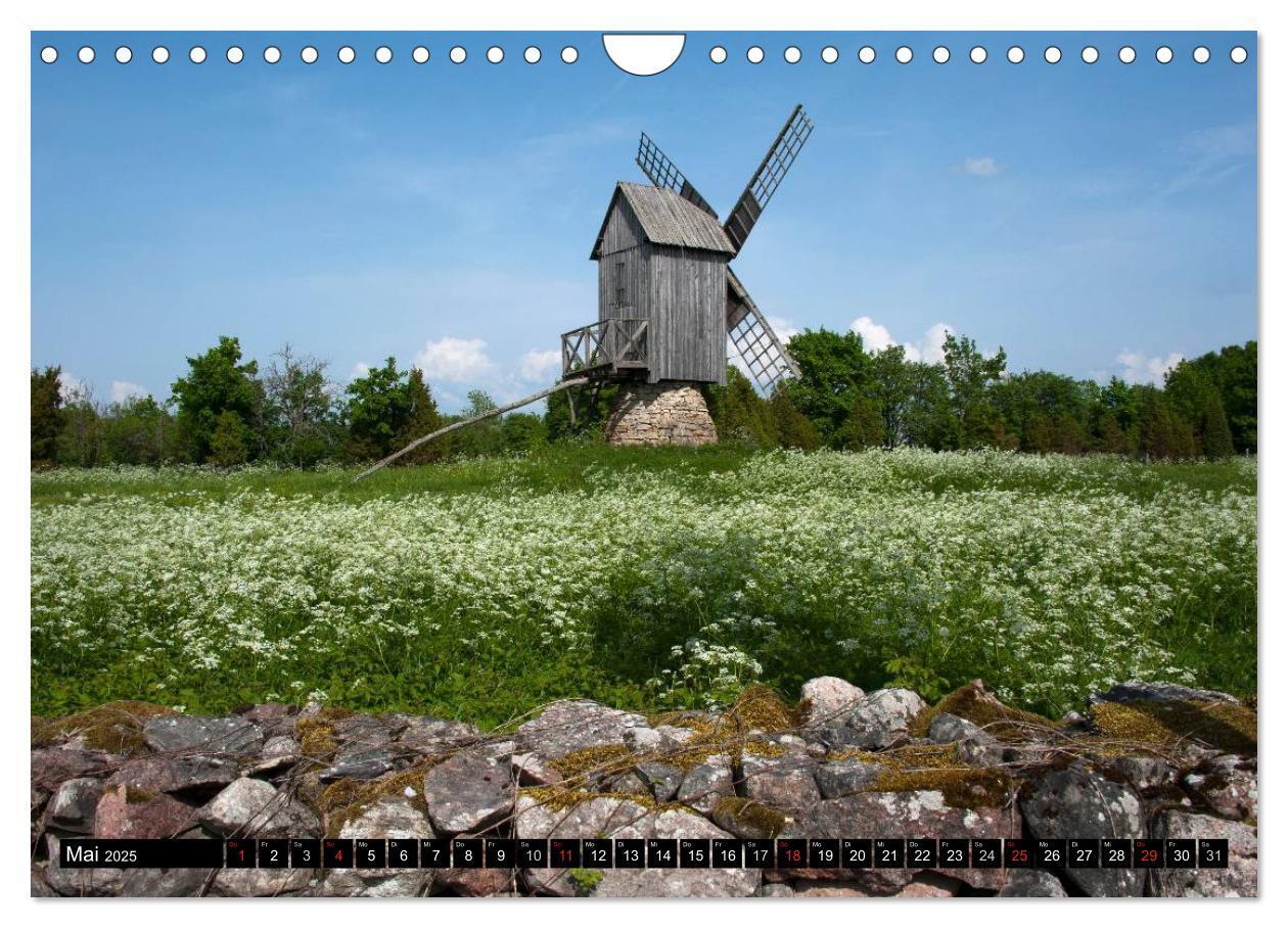 Bild: 9783435738137 | Windmühlen in Europa (Wandkalender 2025 DIN A4 quer), CALVENDO...