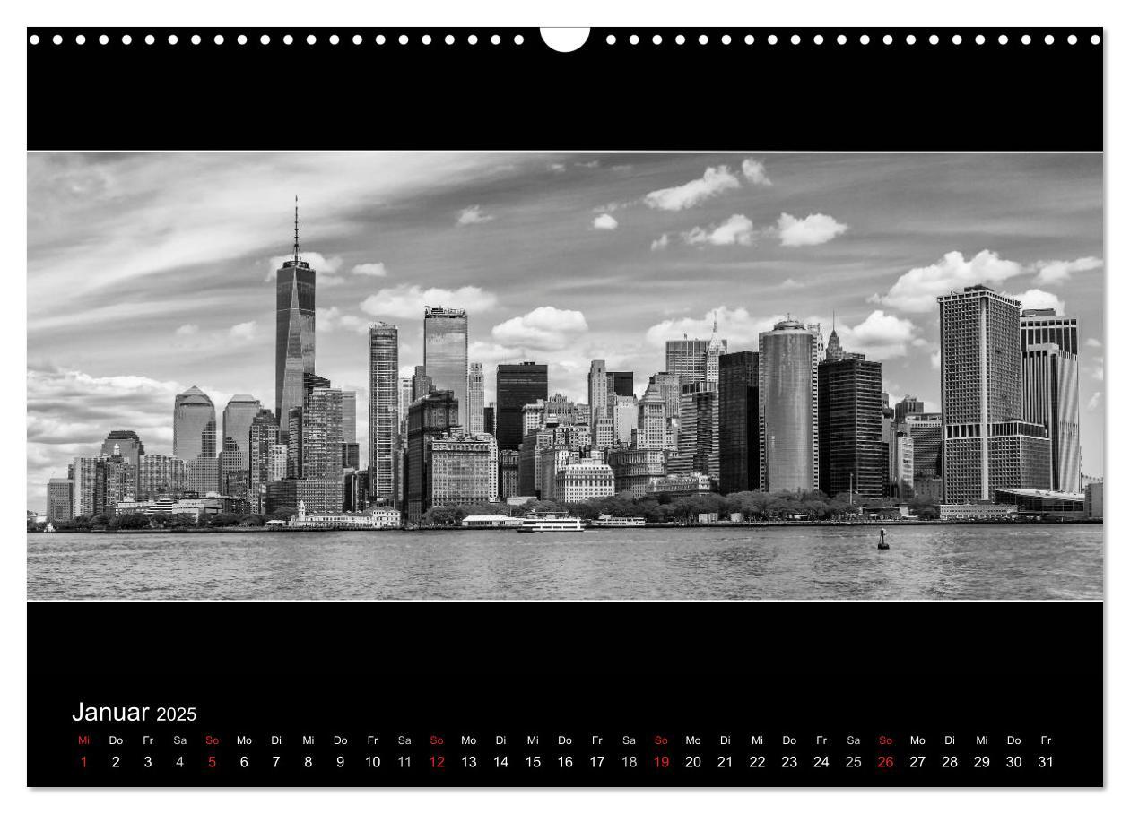 Bild: 9783435773220 | NEW YORK CITY Höhepunkte im Panoramaformat (Wandkalender 2025 DIN...