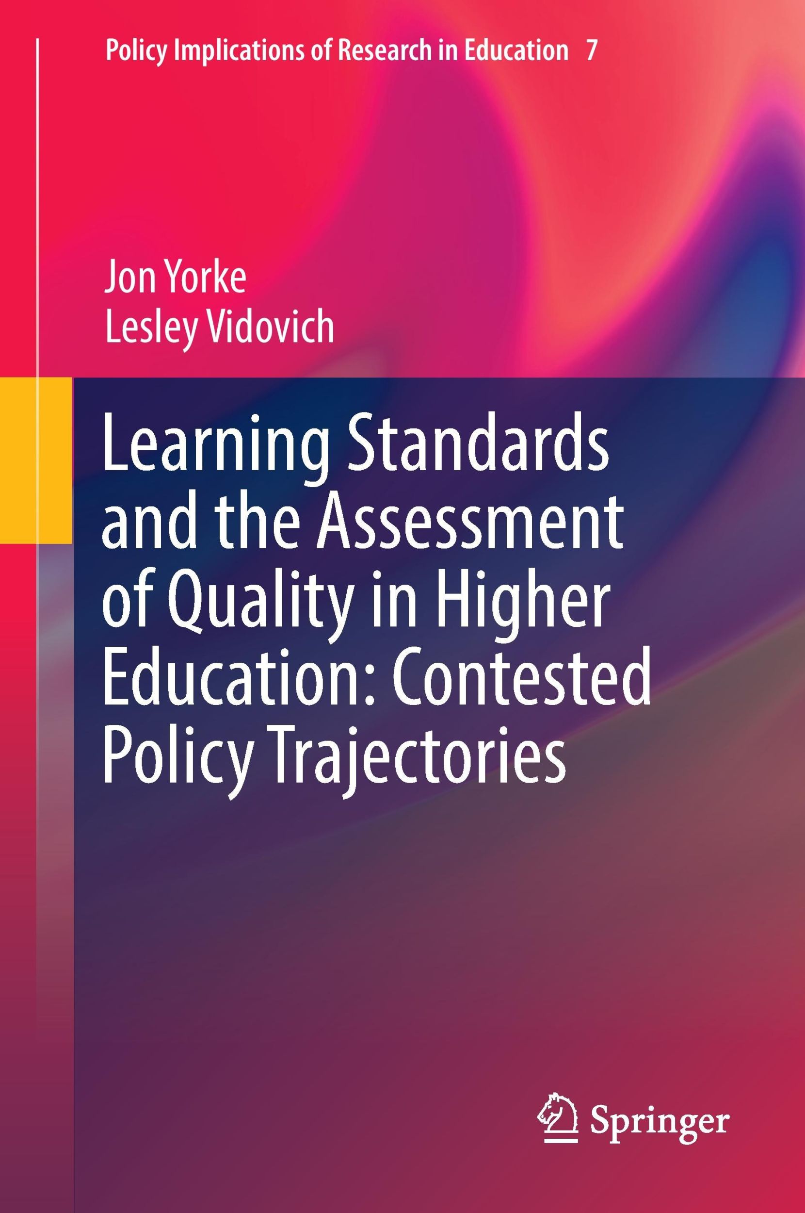 Cover: 9783319329239 | Learning Standards and the Assessment of Quality in Higher...