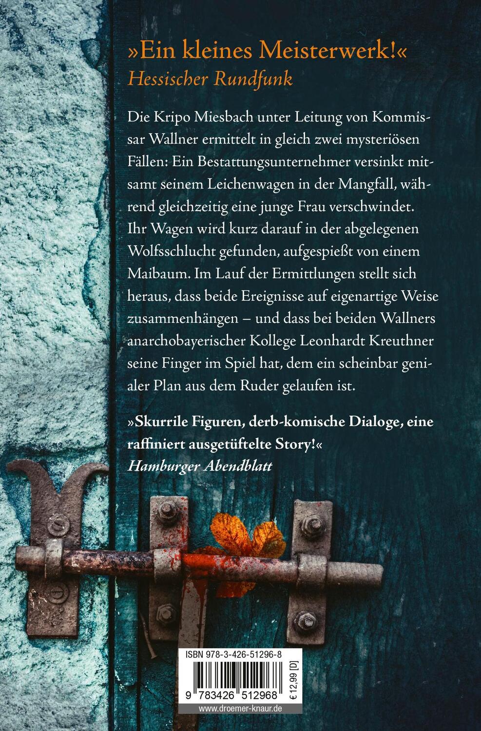 Rückseite: 9783426512968 | Wolfsschlucht | Andreas Föhr | Taschenbuch | 400 S. | Deutsch | 2016