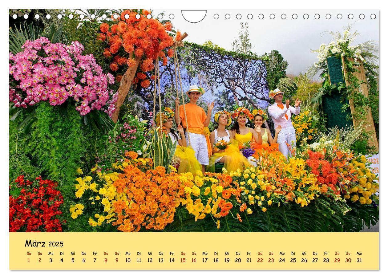 Bild: 9783435457687 | Blumenfest auf Madeira (Wandkalender 2025 DIN A4 quer), CALVENDO...