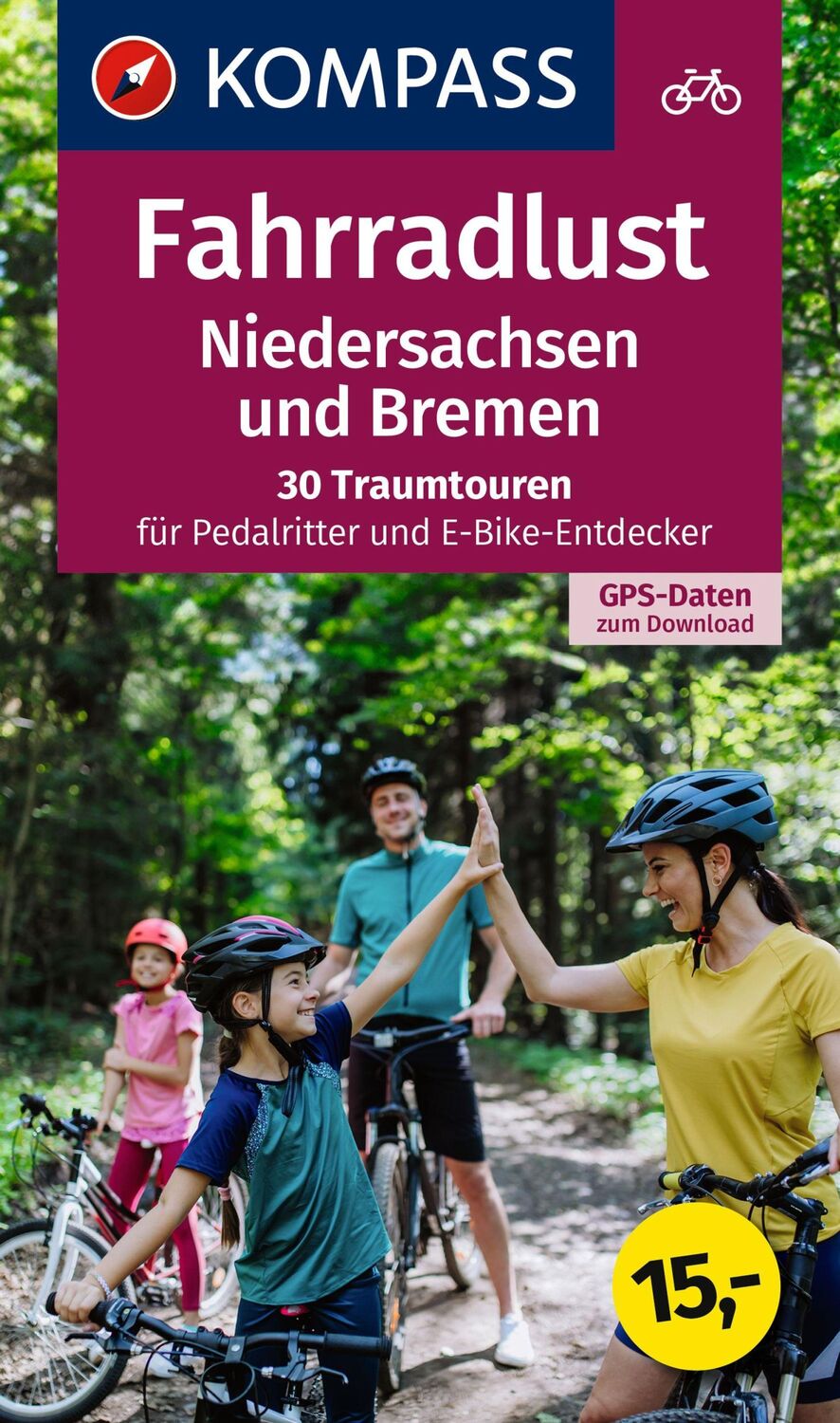 Cover: 9783991541295 | KOMPASS Fahrradlust Niedersachsen | Taschenbuch | 272 S. | Deutsch