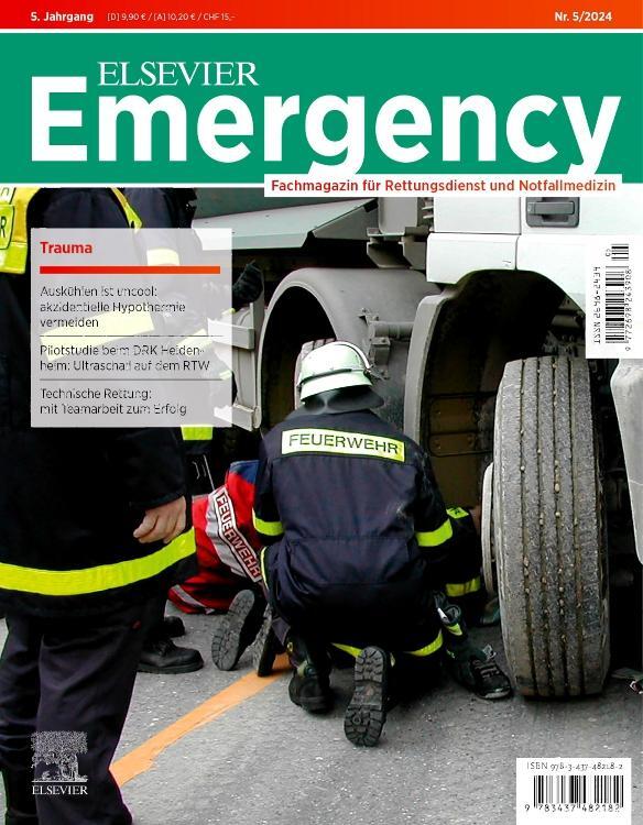 Cover: 9783437482182 | ELSEVIER Emergency. Trauma. 5/2024: Fachmagazin für Rettungsdienst...