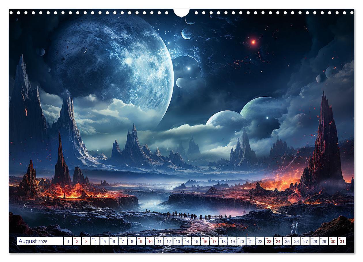 Bild: 9783383878404 | Ferne Welten (Wandkalender 2025 DIN A3 quer), CALVENDO Monatskalender