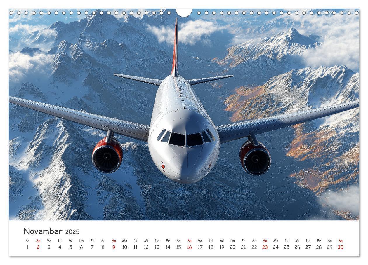 Bild: 9783457214053 | Flugzeugkalender - Die schönsten Passagiermaschinen (Wandkalender...