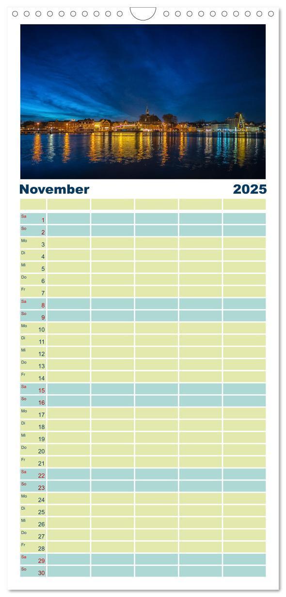 Bild: 9783457103029 | Familienplaner 2025 - Ostseefjord Schlei mit 5 Spalten...