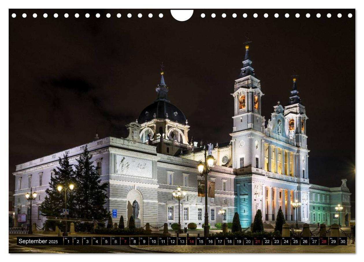 Bild: 9783435517800 | Madrid bei Nacht (Wandkalender 2025 DIN A4 quer), CALVENDO...