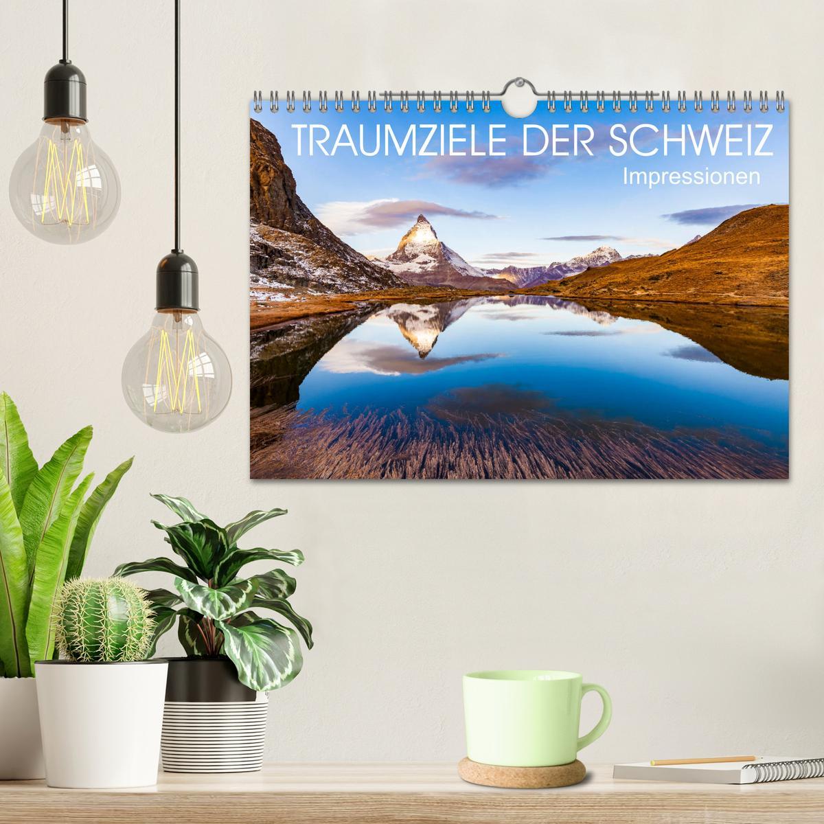 Bild: 9783435308637 | TRAUMZIELE DER SCHWEIZ Impressionen (Wandkalender 2025 DIN A4...