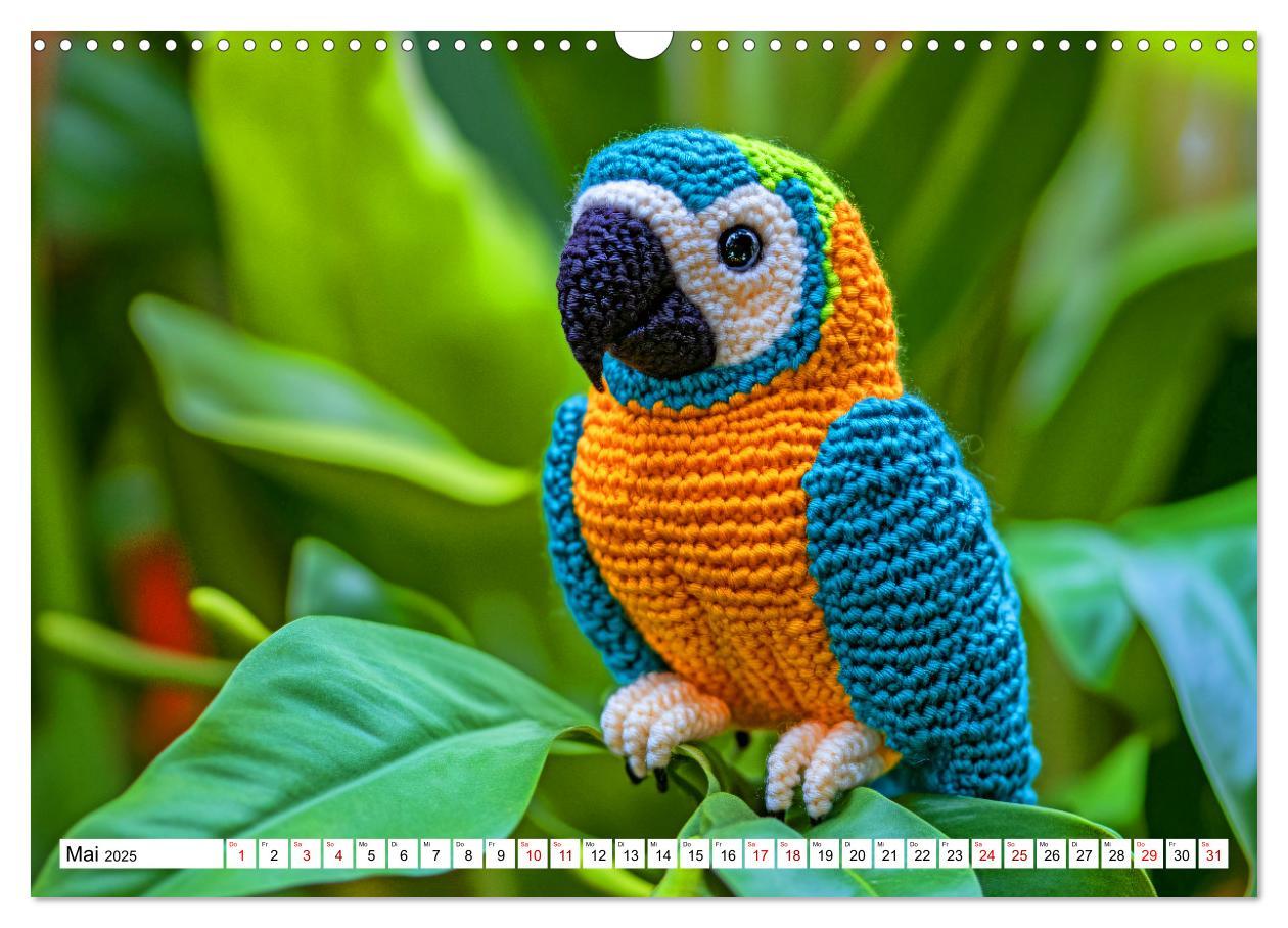 Bild: 9783457199114 | Strick-Safari - Gestrickte Tiere zum Verlieben (Wandkalender 2025...