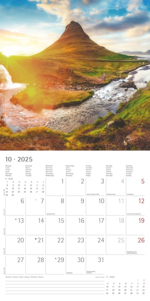 Bild: 4251732340902 | Alpha Edition - Sunny Moments 2025 Broschürenkalender, 30x30cm,...